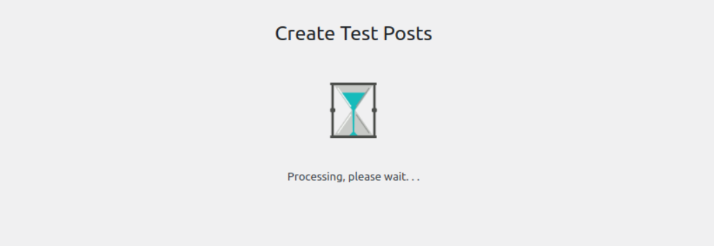 The new animated process timer