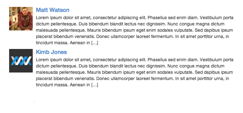 The Bootstrap 3 compatible person list, rendered using the person_list_render_bootstrap() function