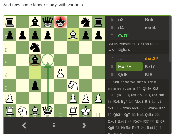 Example with default orientation and theme, with some complex position showing variations.