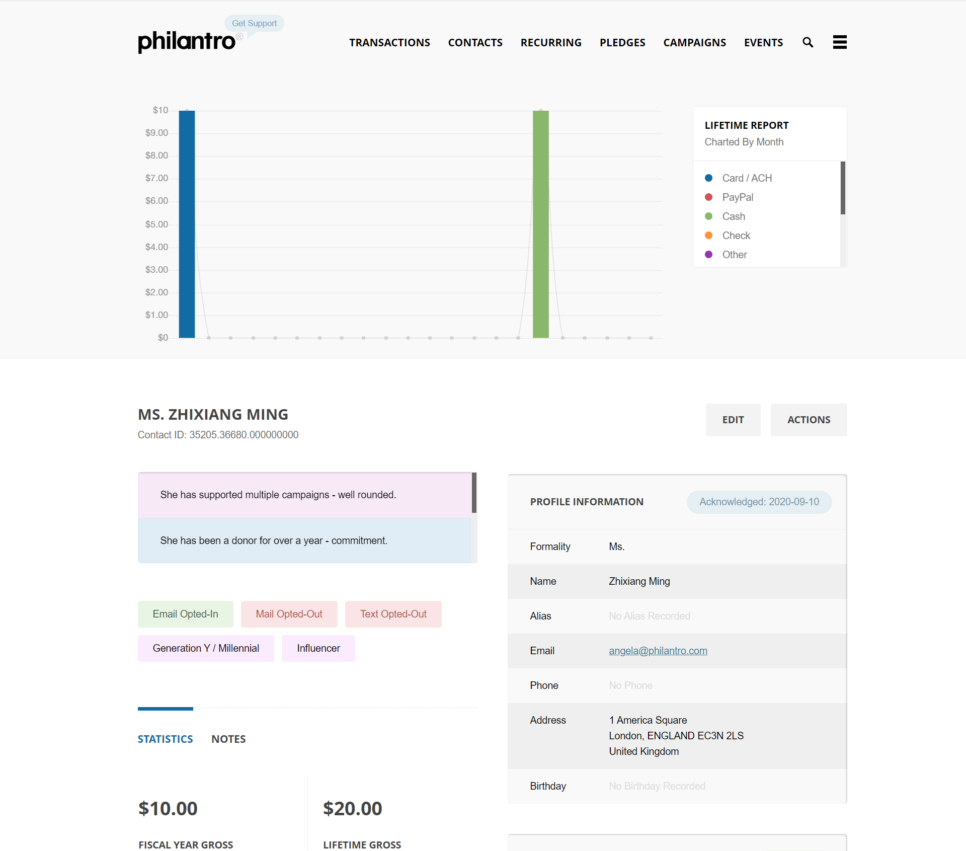 Robust Donation Management Platform