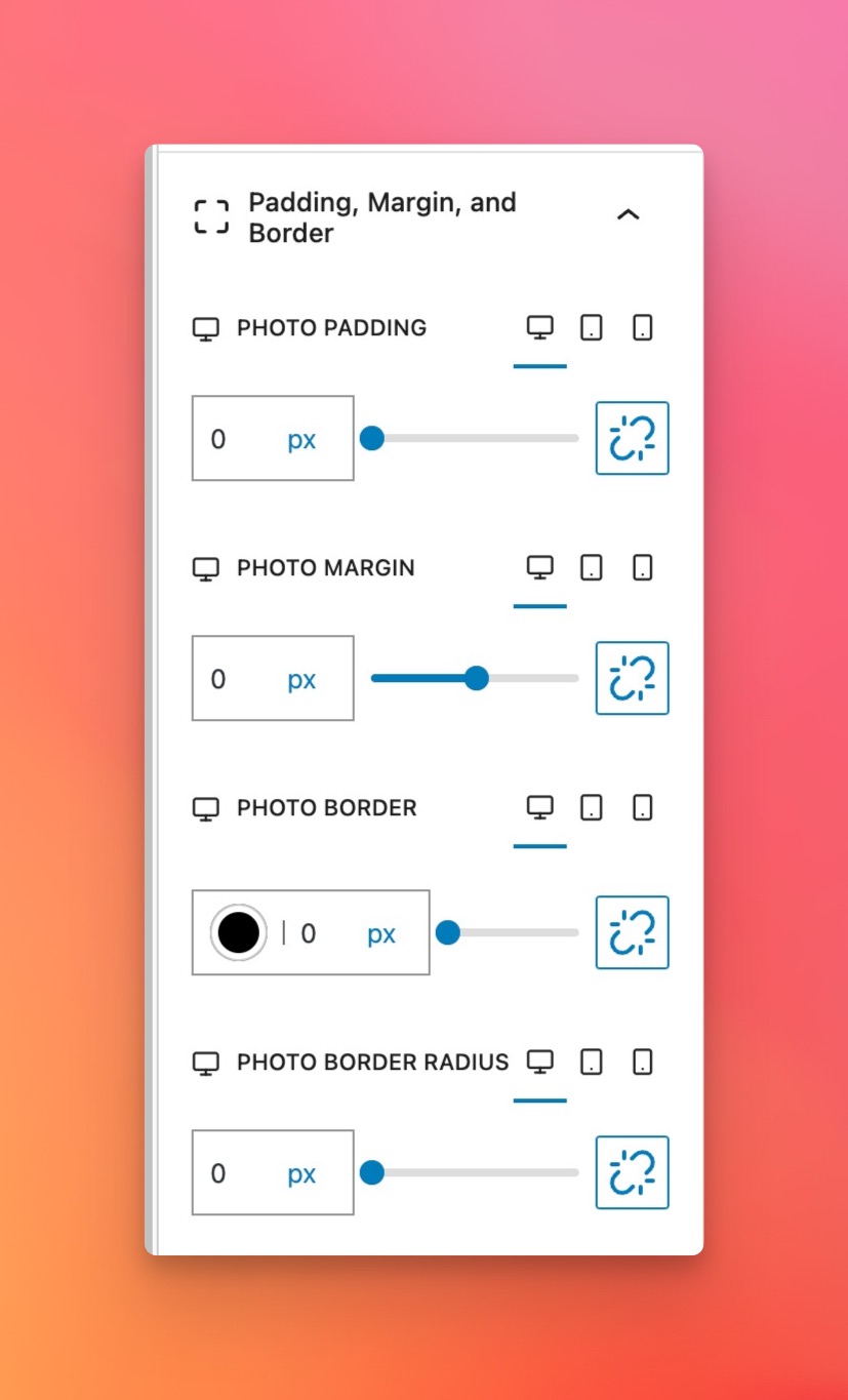 Global Styles panel, which allows you to save and edit global styles.