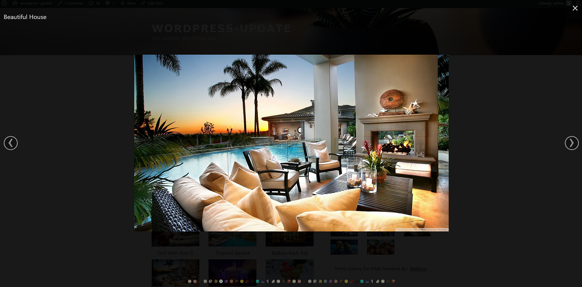 Album gallery image with Blueimp layout