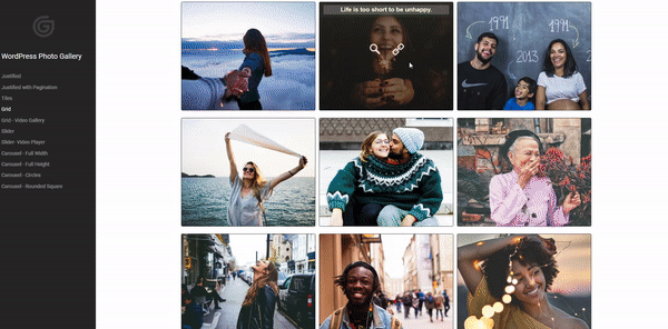 [Carousel - Circles](https://demo.grandwp.com/wordpress-photo-gallery-carousel-circles/)