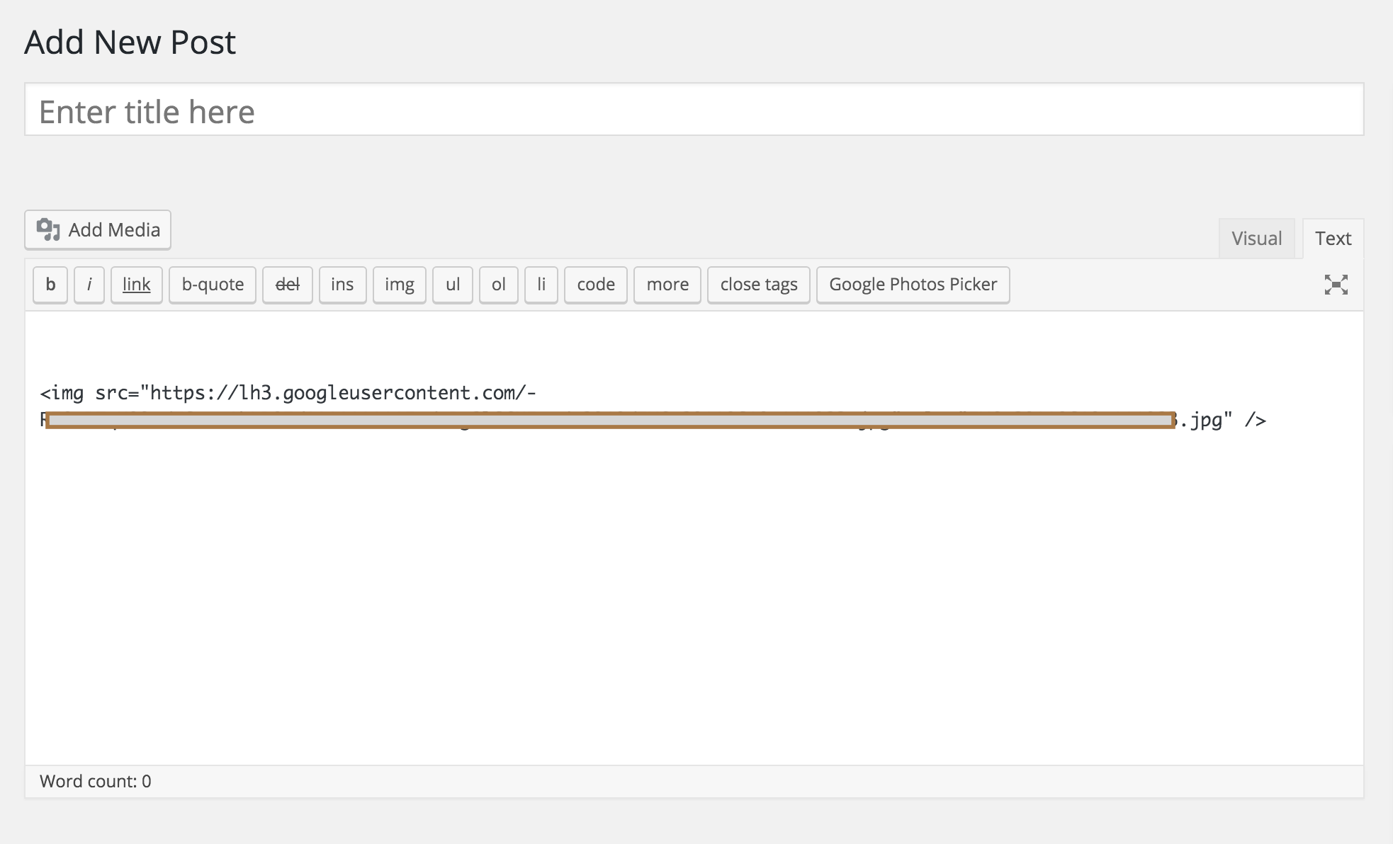Added img tags