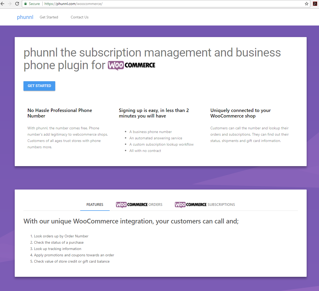 phunnl easy-signup process. screenshot-1.png.