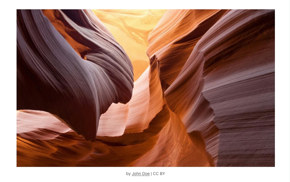 Example of annotation below image