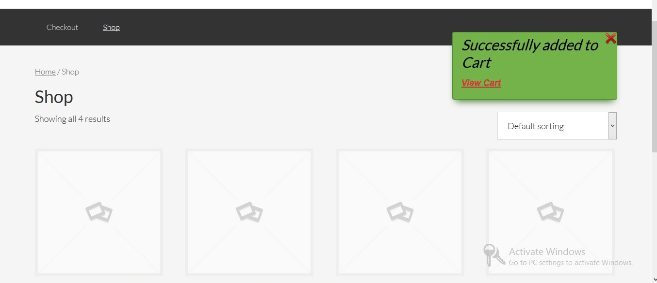 This is the Shop Page After Installing this Plugin