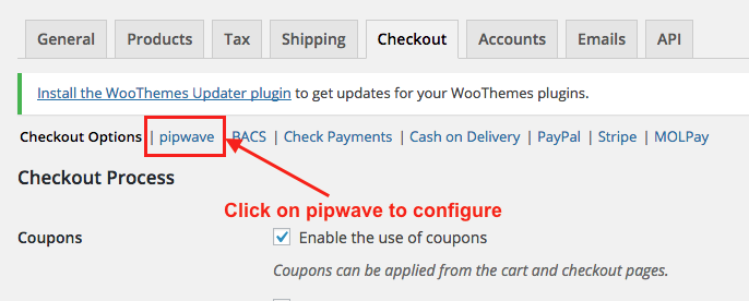 Select pipwave option.