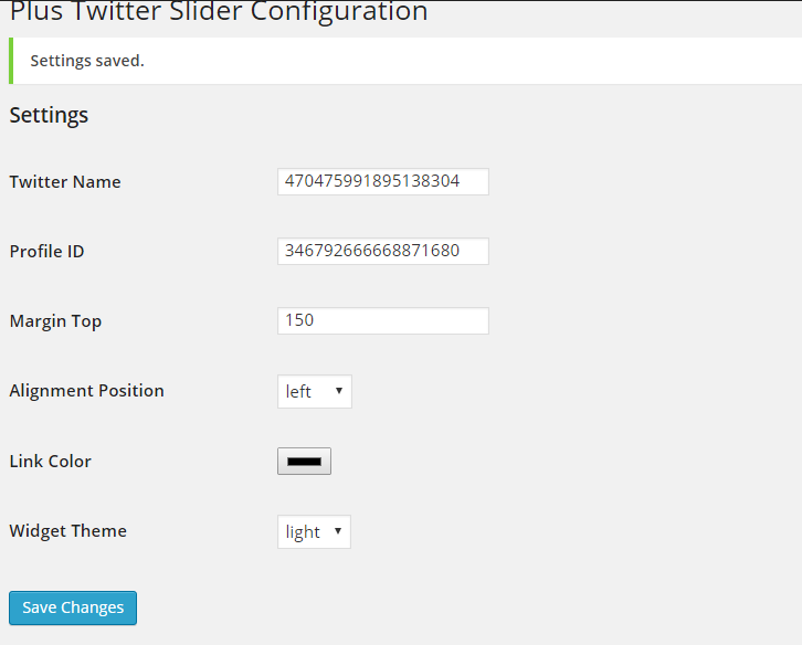 Backend Screenshot