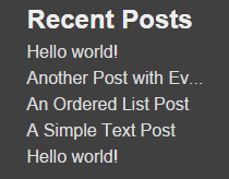 Example Frontend Output