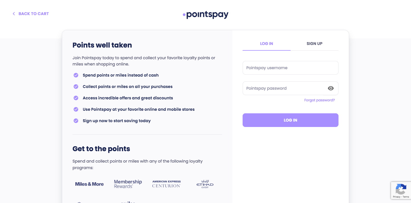 Login to Pay