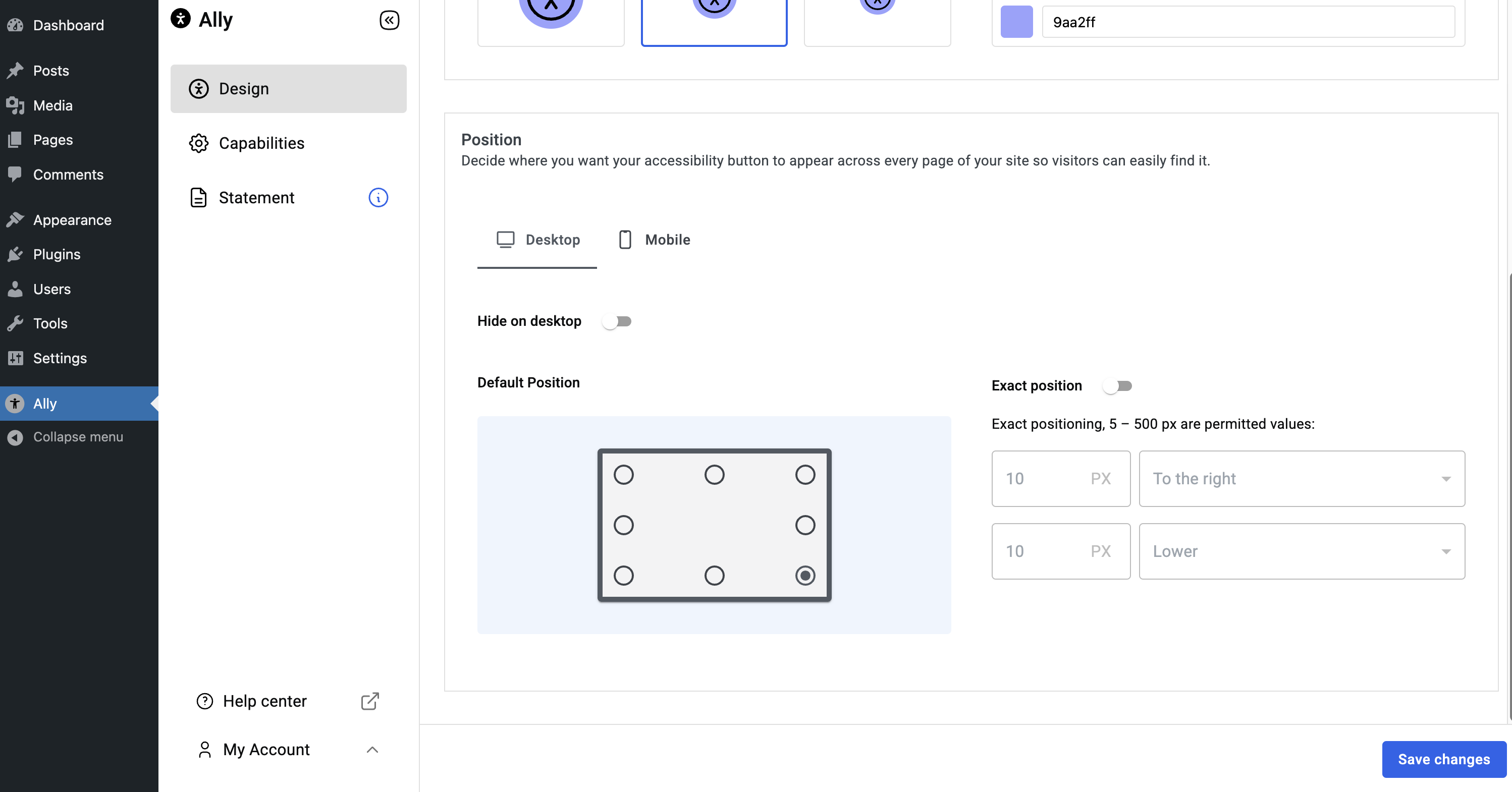 Accessibility Toolbar