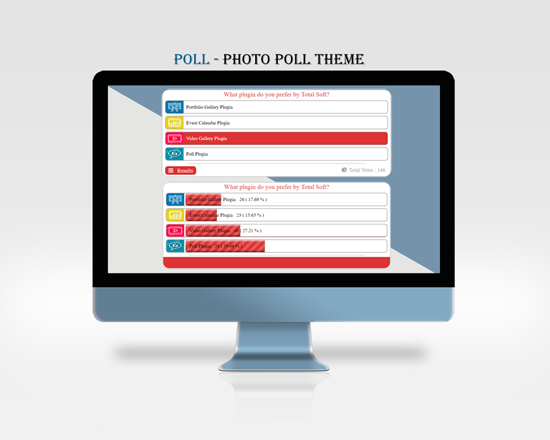 An example of plugin in action (Image Poll Theme)