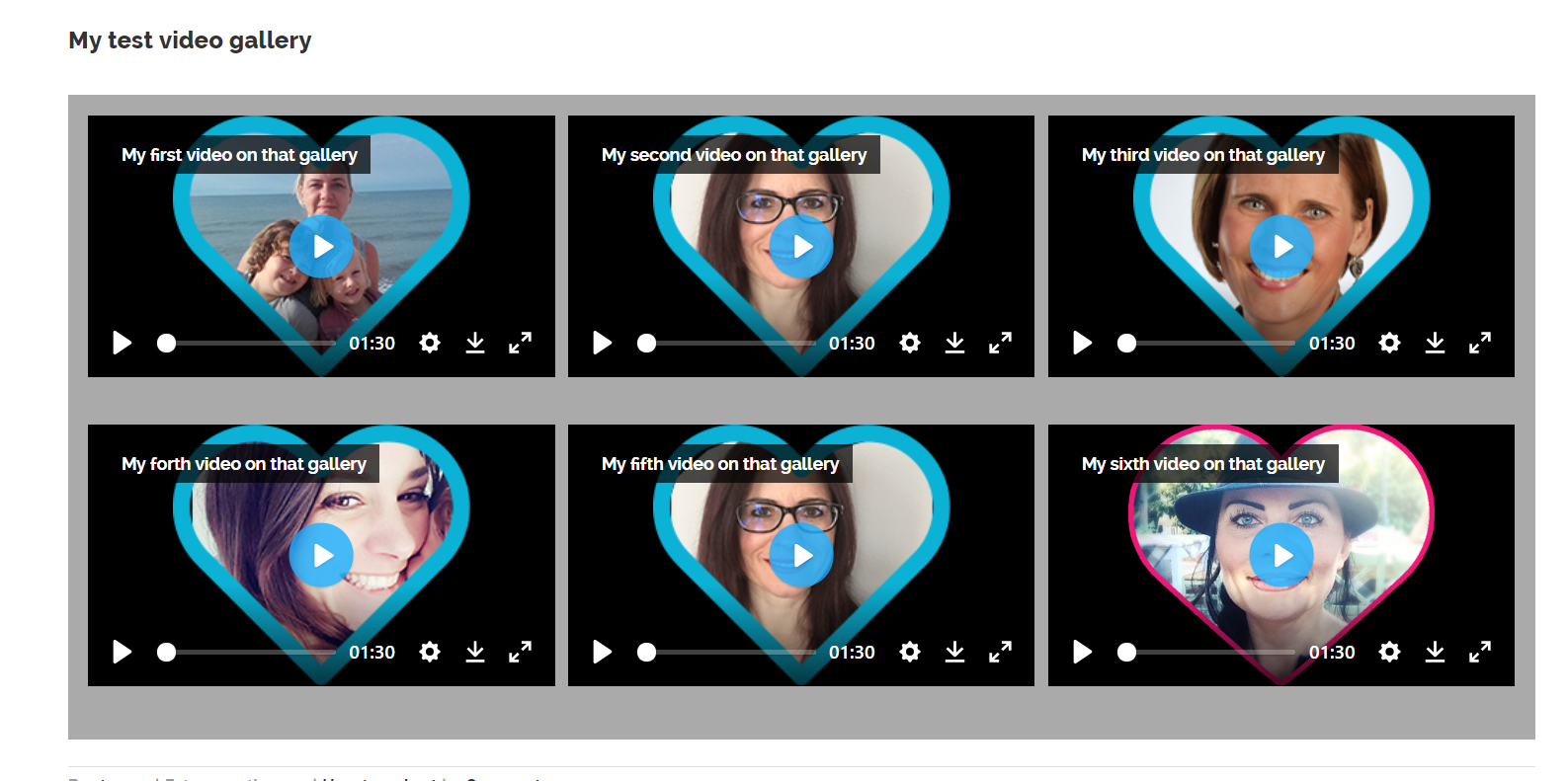 Player configuration