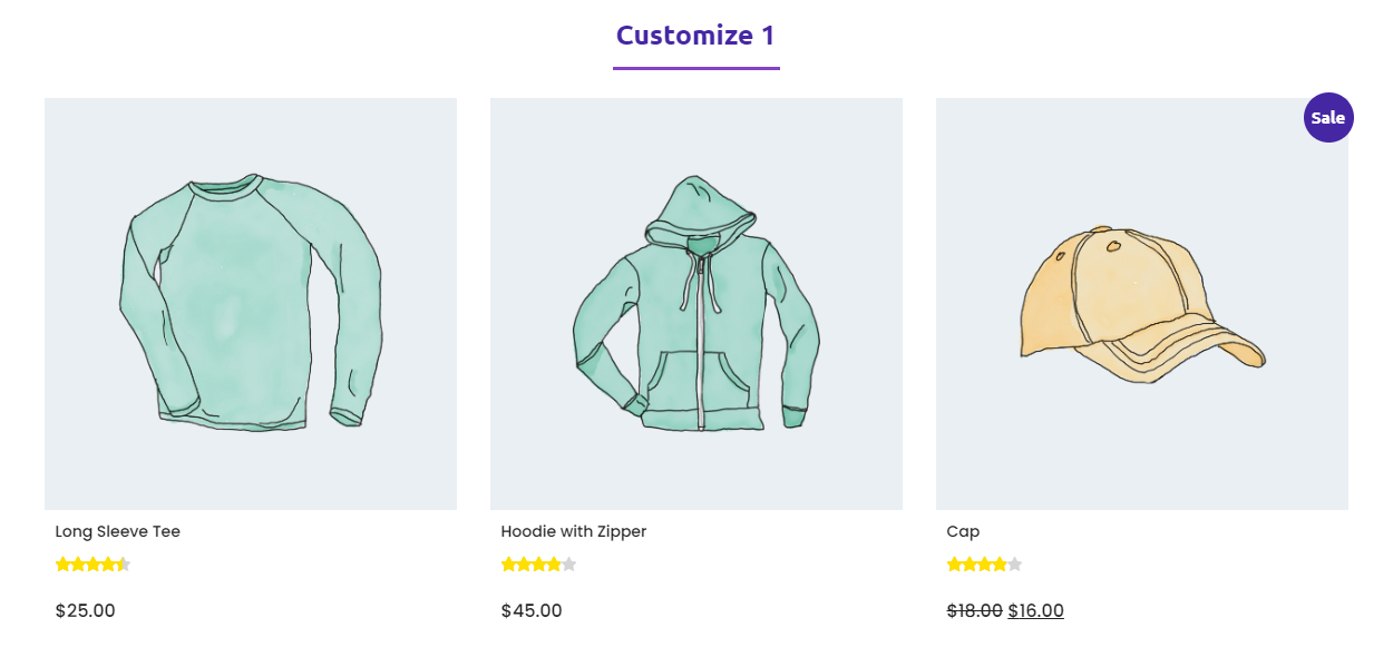 Customize 1