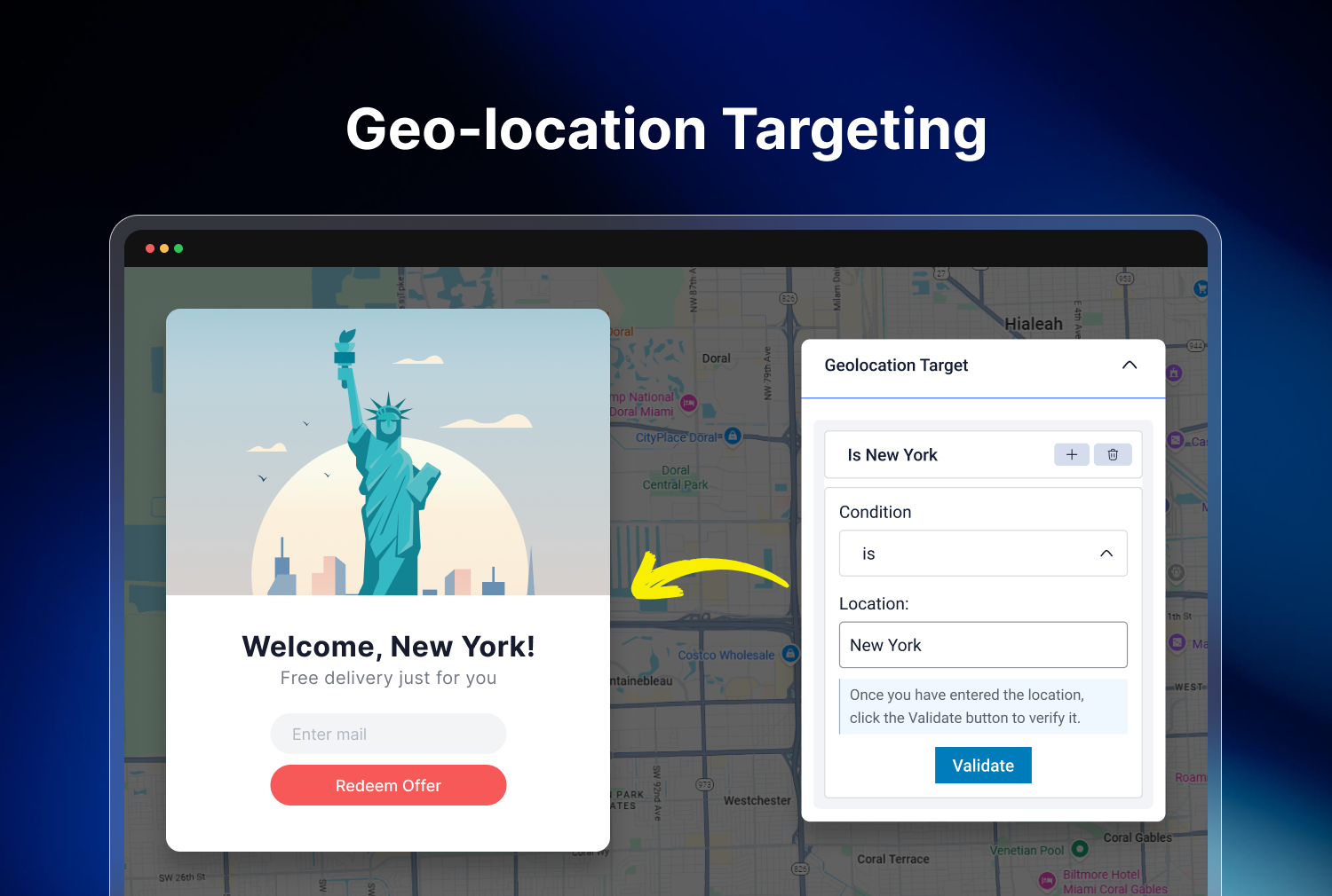 Multi-step poups with readymade templates.