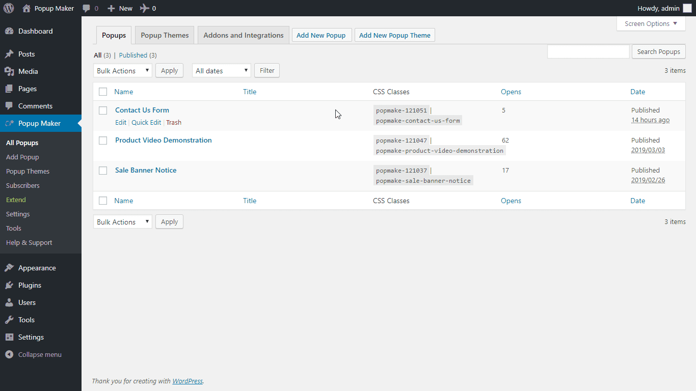 Use our popup editor to customize every facet of your popup completely.