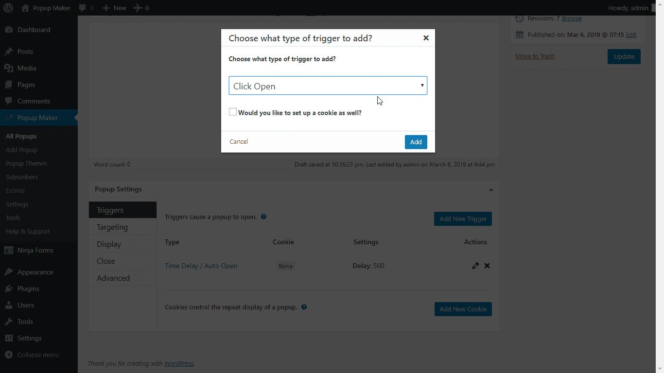 Choose from many conditions to target exactly who will (and will not) see your popups.