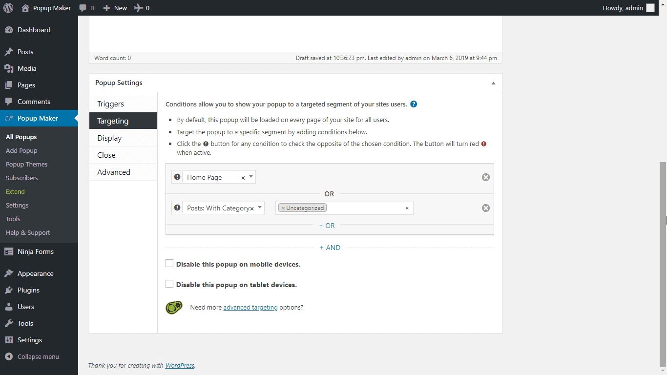 Prevent your popups from being annoying to users by using cookies to disable them once they have been viewed.