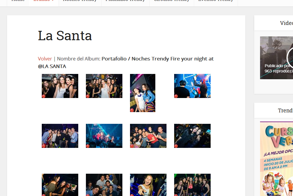 **Facebook Photo** - Showing the Facebook Photos, when you click on the facebook album / Mostrando las imagenes del album.