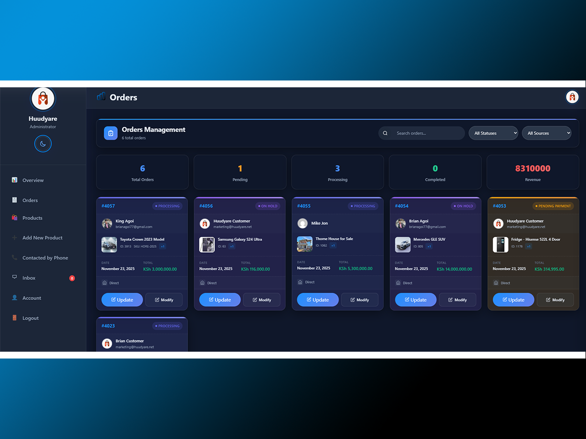 Add New Product interface with intelligent image processing