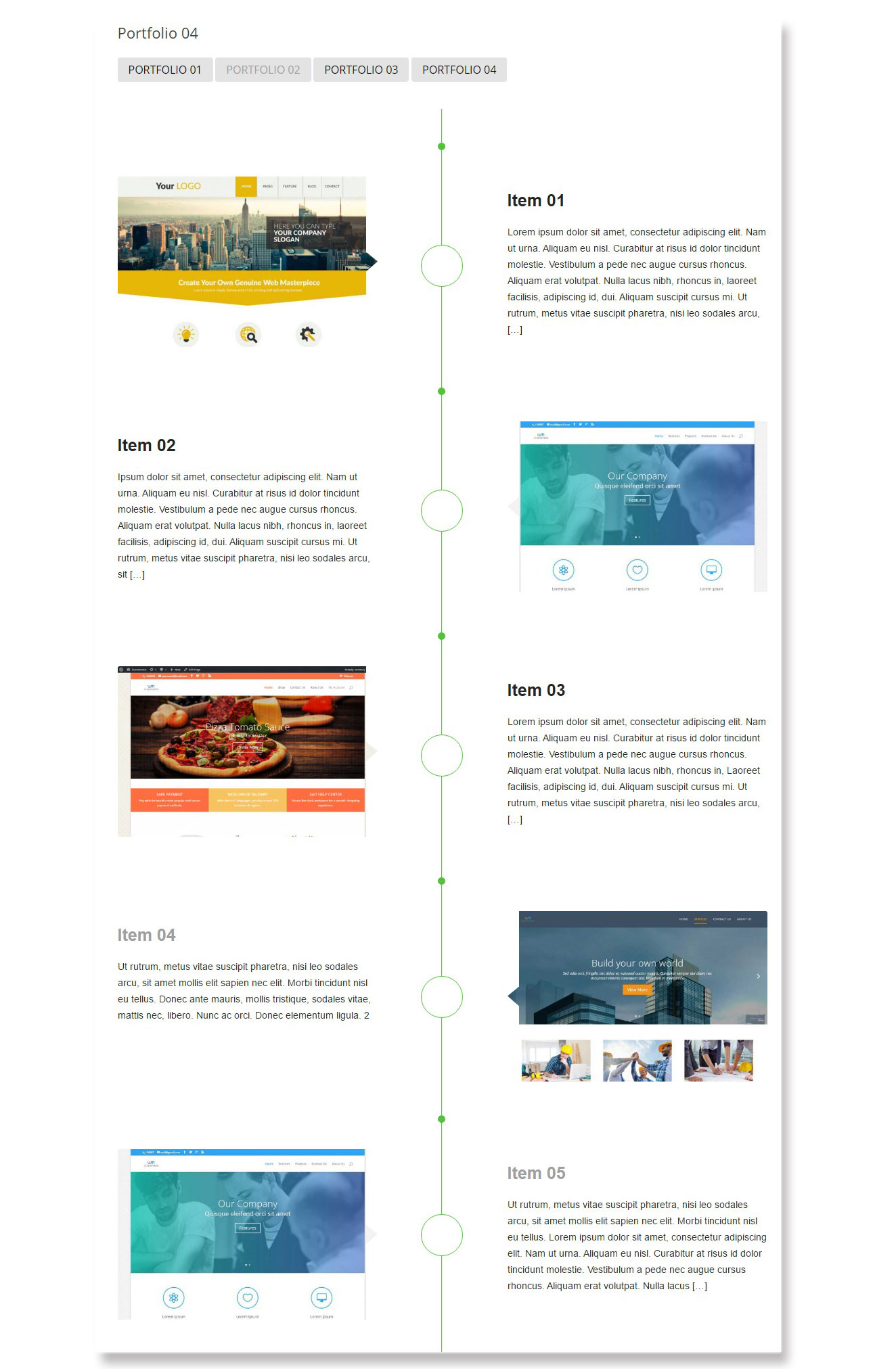 Back End Template 01 Settings and Customizer