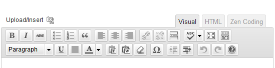Editor button.