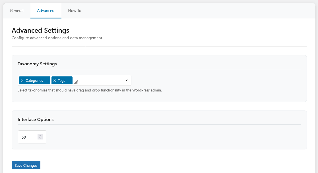 Comprehensive "How To" documentation tab