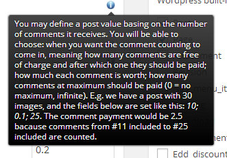 Extensive documentation in options tooltips