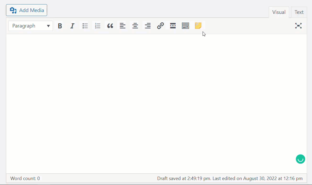 Easy to access inline documentation (top right 'Help' button in WordPress).