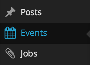 An example of a couple of icons next to the "Post" icon in a hover/active state