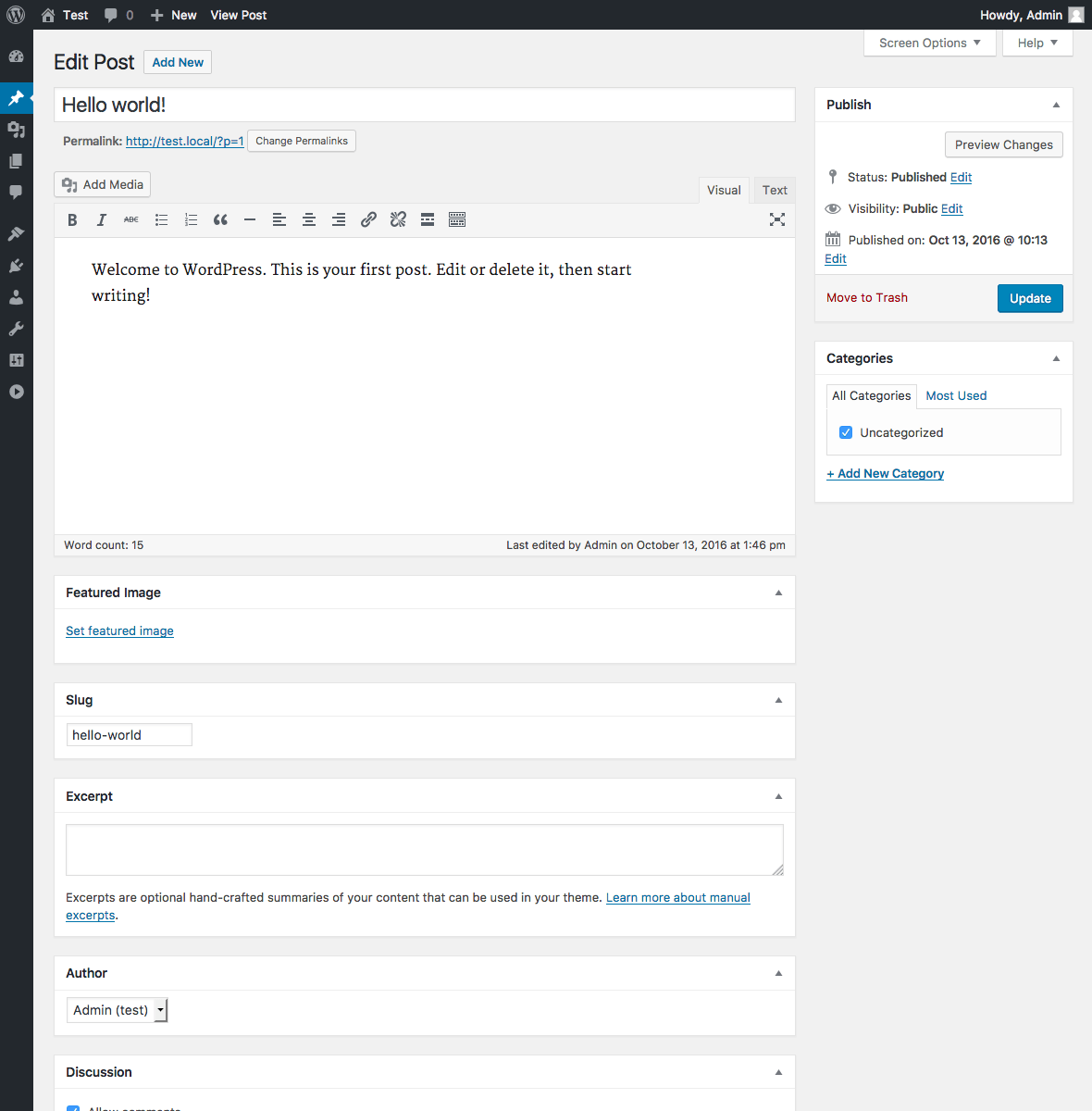 Comparison when plugin enabled an not enabled.