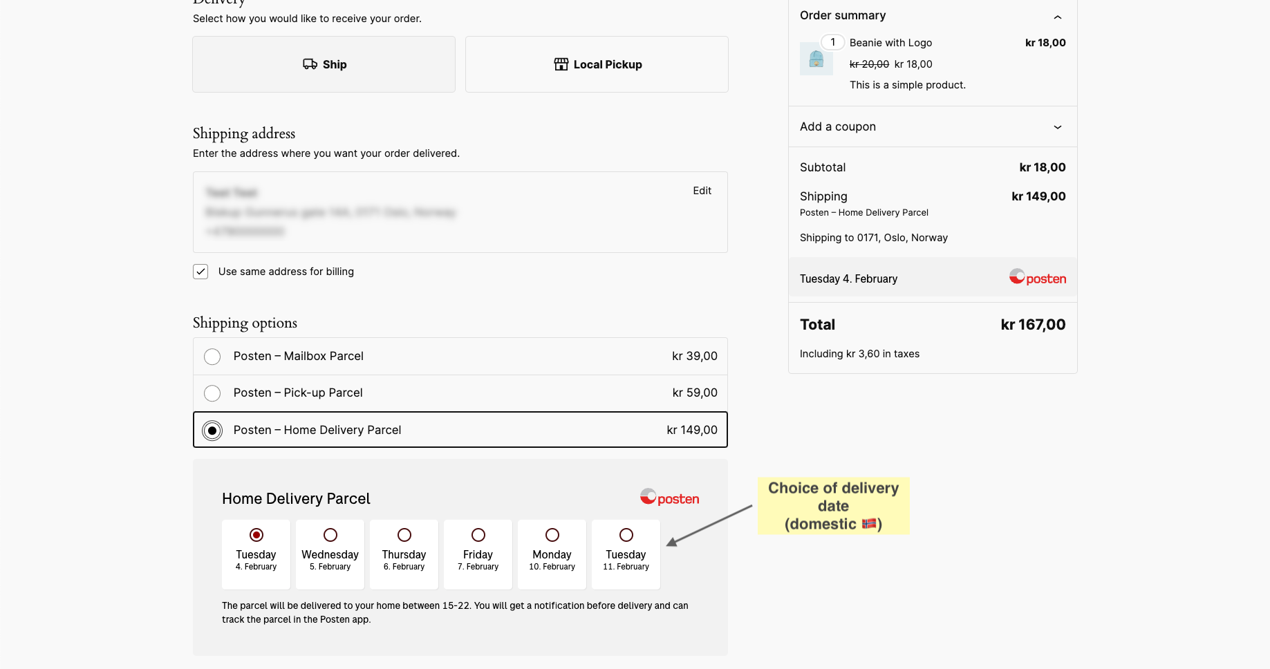 Order shipments and labels from order details page