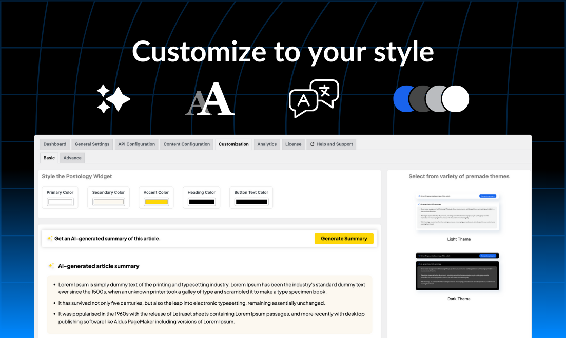 Make the summary box match your blog's style. Choose colors, fonts, and layout that reflect your brand and aesthetic