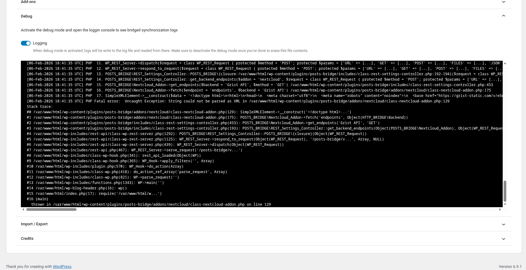 Debug console – Monitor and troubleshoot requests.