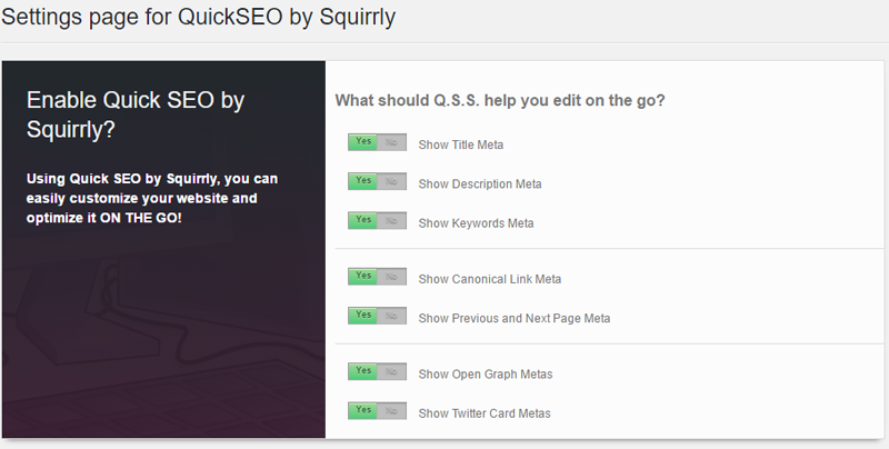 Choose which functions you need