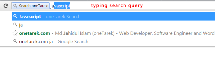 After pressing tab - Live Example.