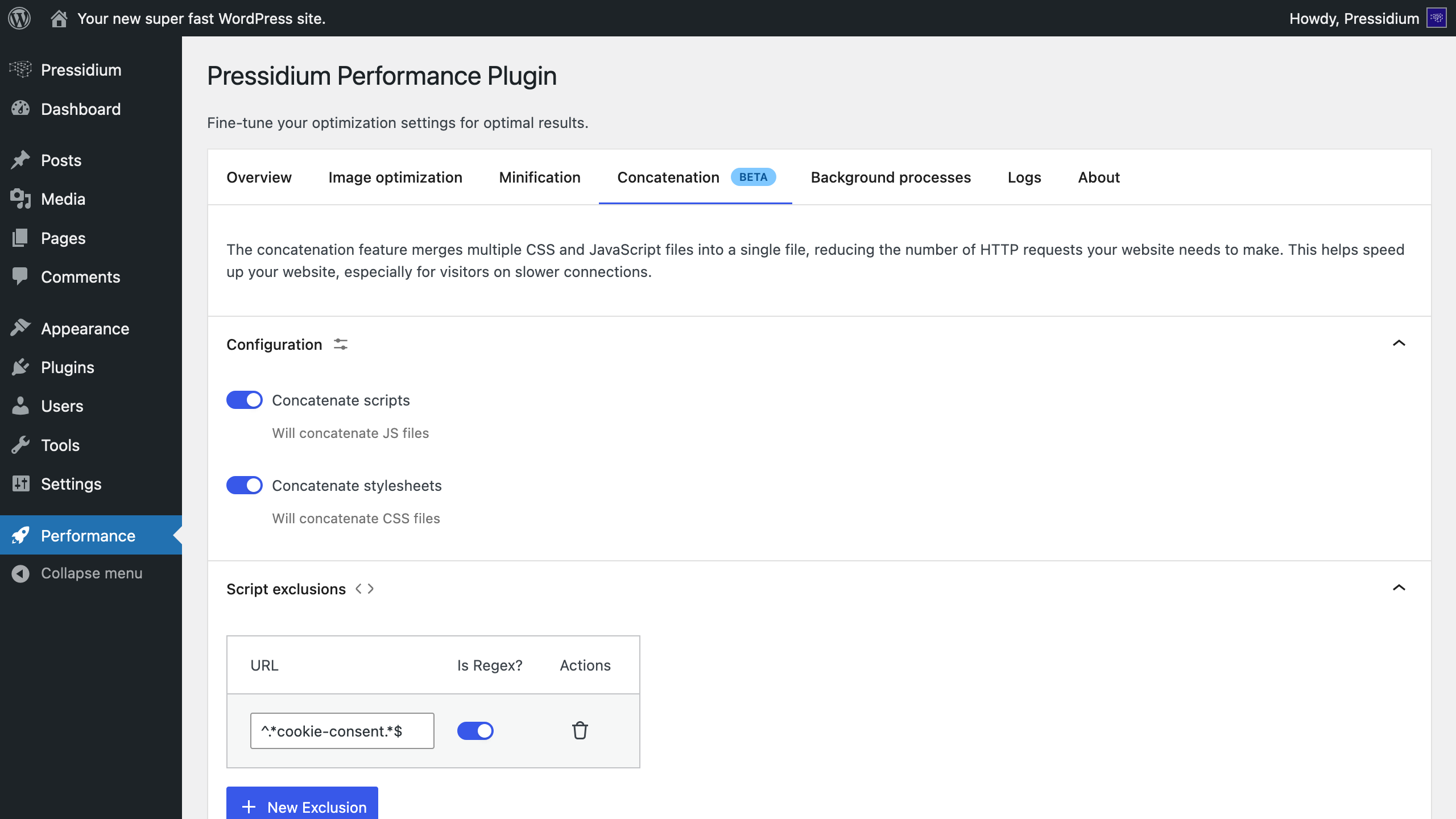 Reduce HTTP requests by combining multiple JavaScript and CSS files into a single bundle.