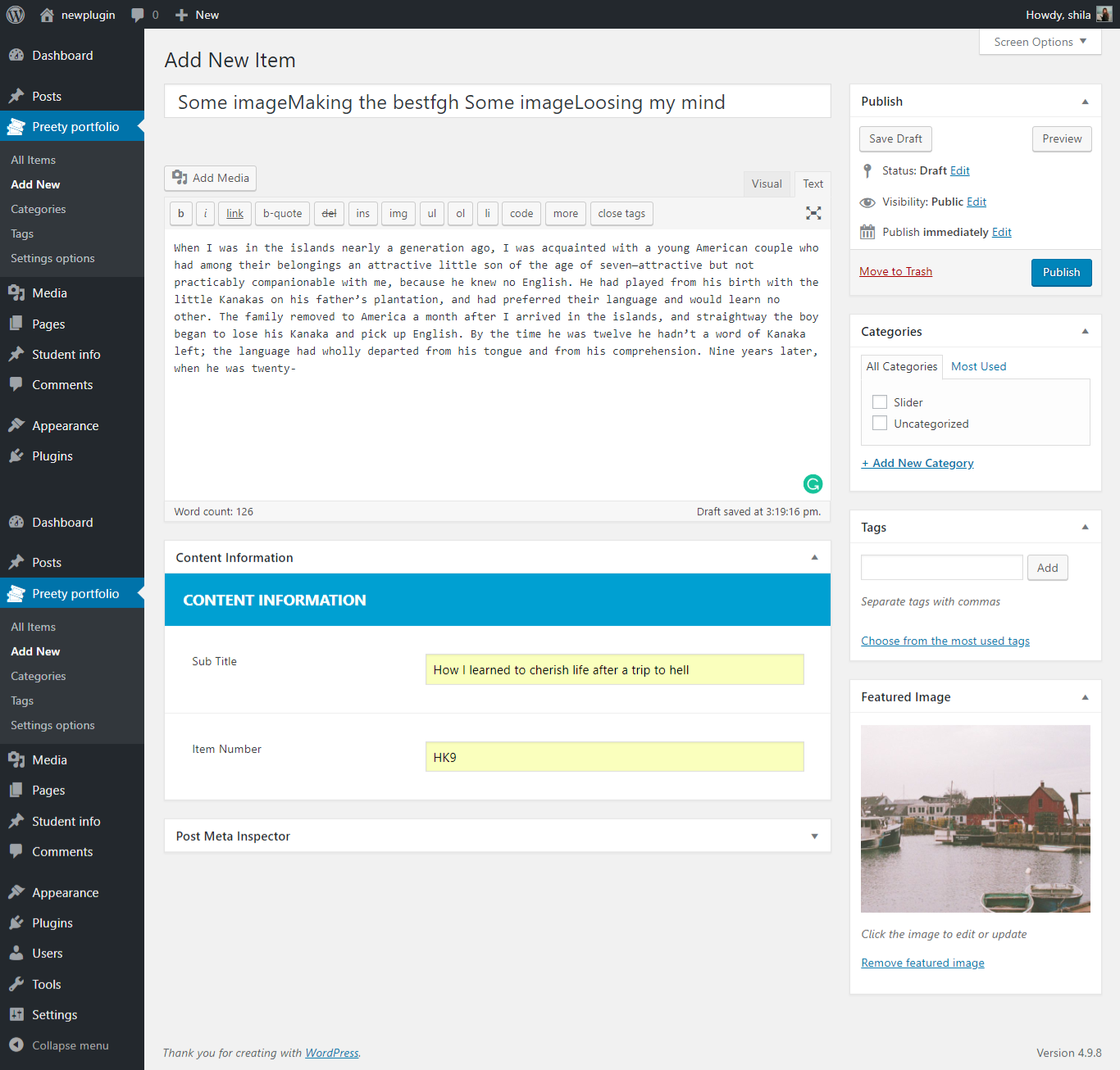 This is the second screen shot