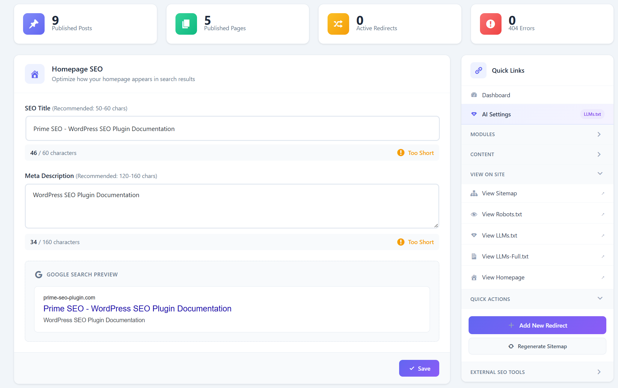 Robots.txt Editor - Visual editor with AI bot rules