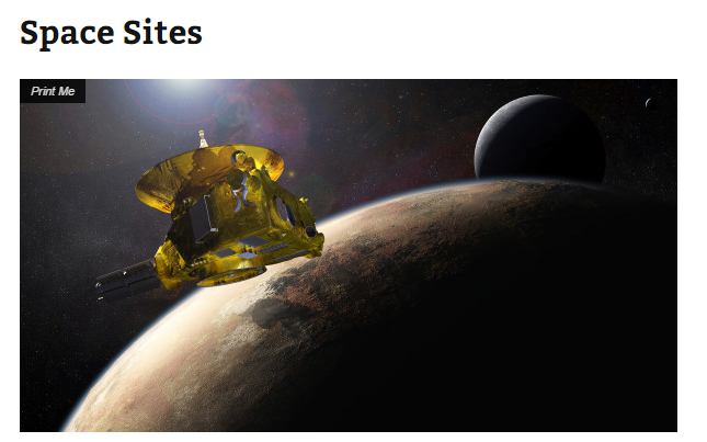 Print Money button showing over a space image