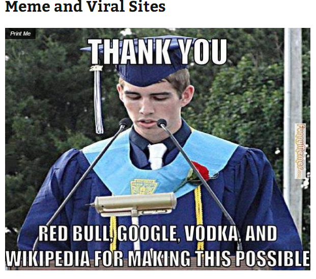 Print Money buttons work very well on Meme and Viral Sites