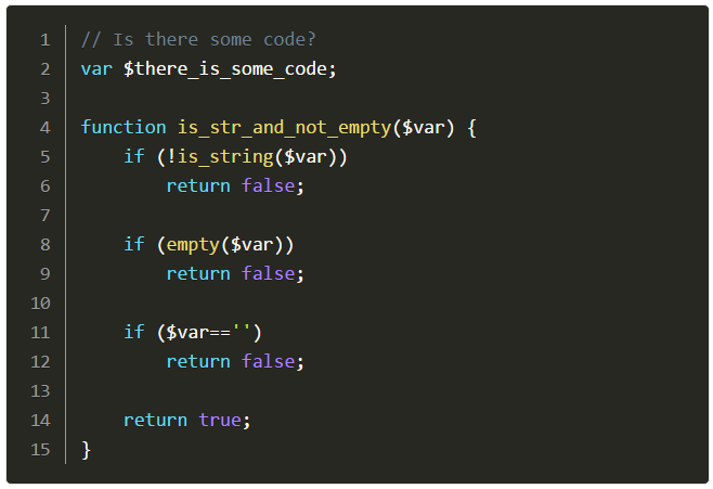 PHP Code Example.