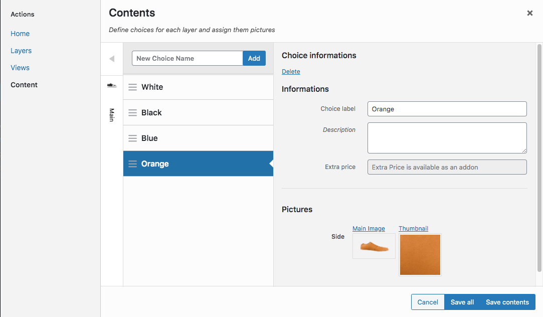 Configurator theme - H