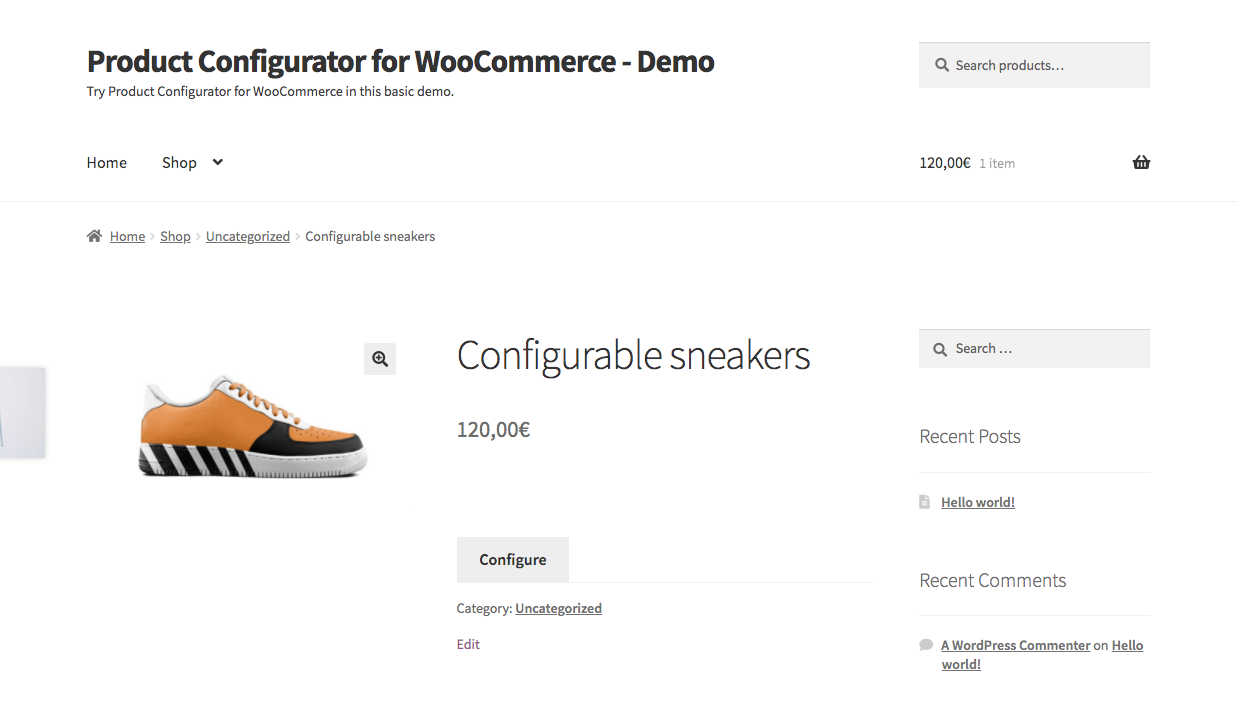 Configurator theme - Float