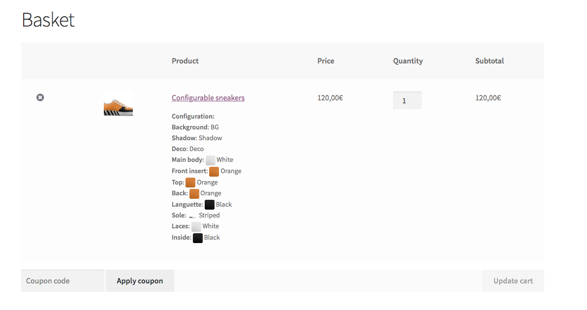 Configurator theme - WSB