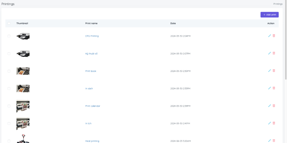 **WooCommerce product design** - Create WooCommerce products and combine with product base design to create product designs.