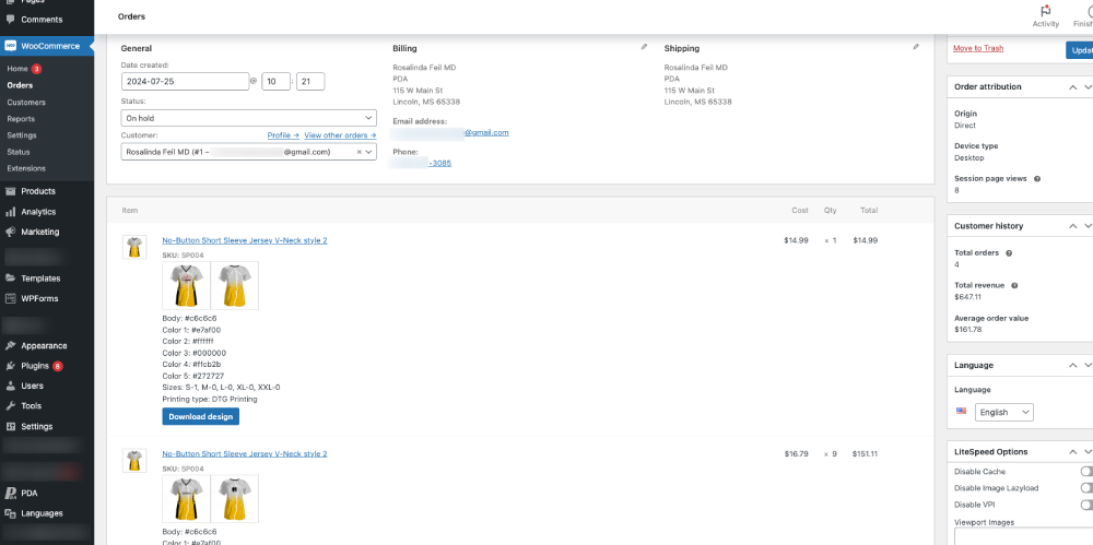 **Templetes** - Display list of design templates and manage list (Edit, import, export, delete...).