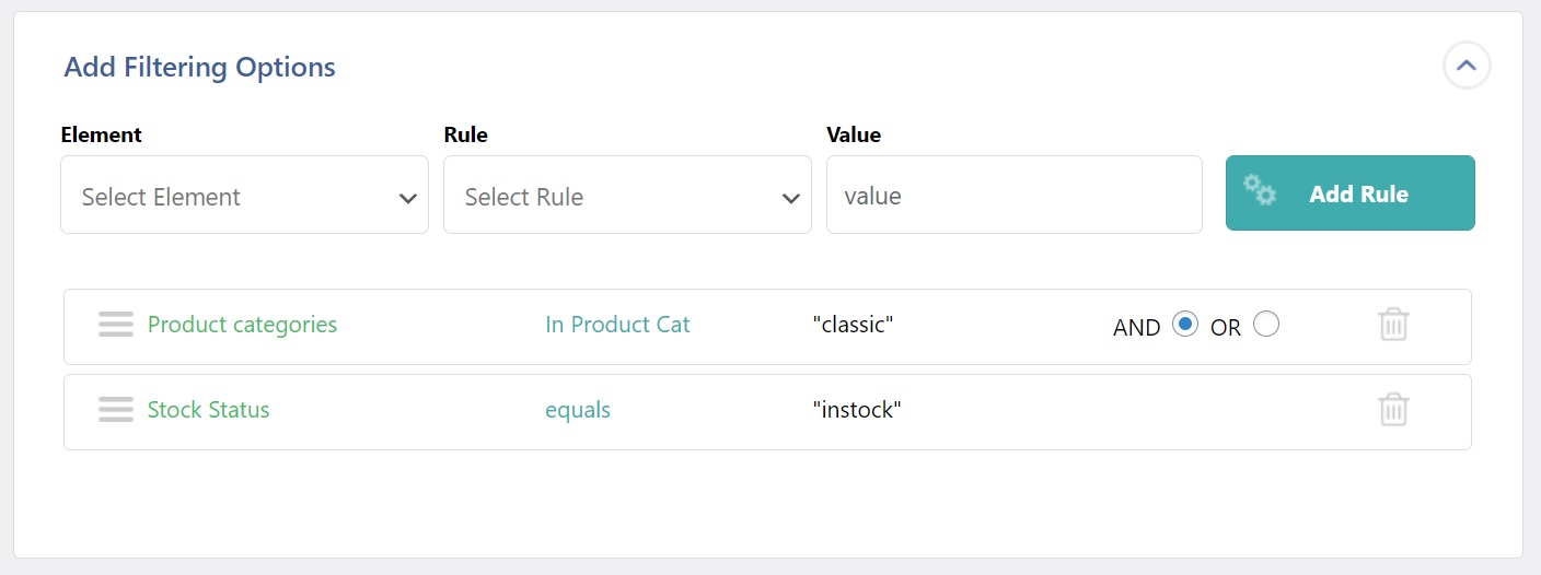 WooCommerce Export Products Other Section