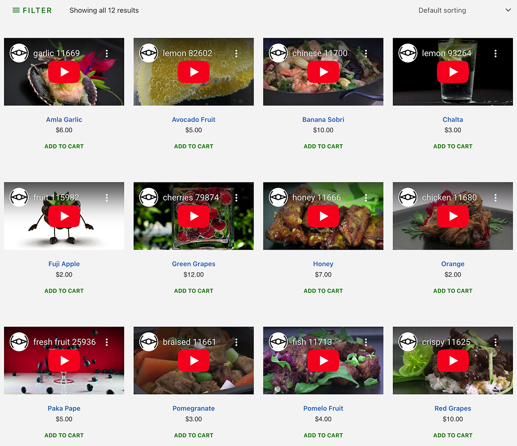 YouTube video archive